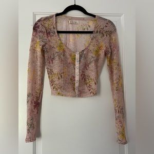 Free People Sheer Crop Top